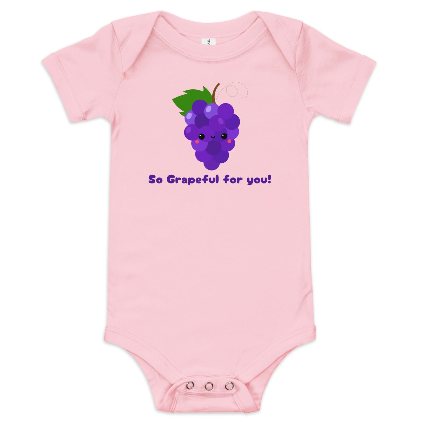 Grapeful for you Baby short sleeve one piece