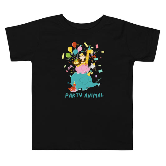 Party Animal Toddler Short Sleeve Tee