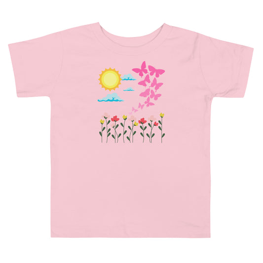 Butterfly Garden Toddler Short Sleeve Tee