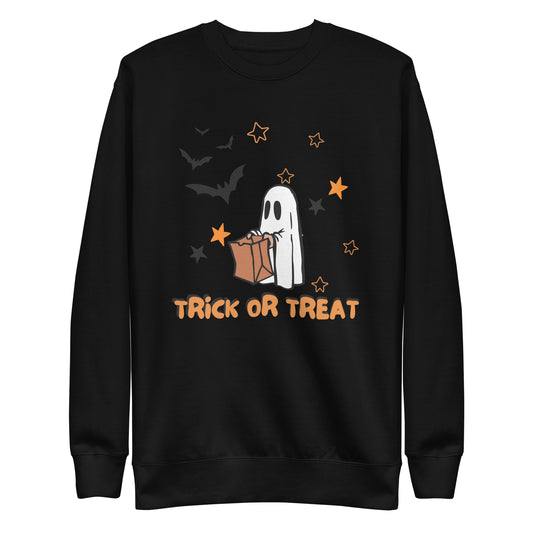 Trick or Treat Unisex Premium Sweatshirt