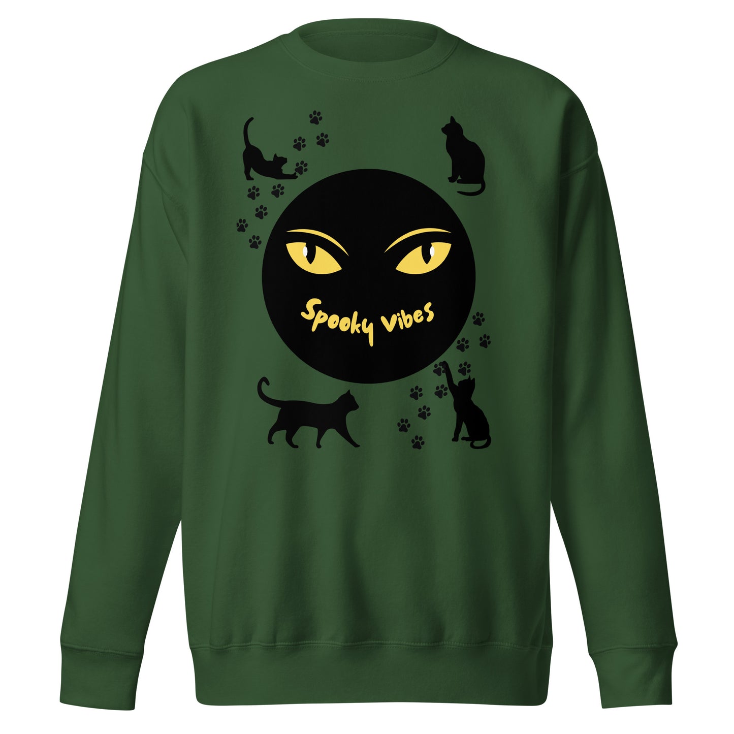 Black Cat Unisex Premium Sweatshirt