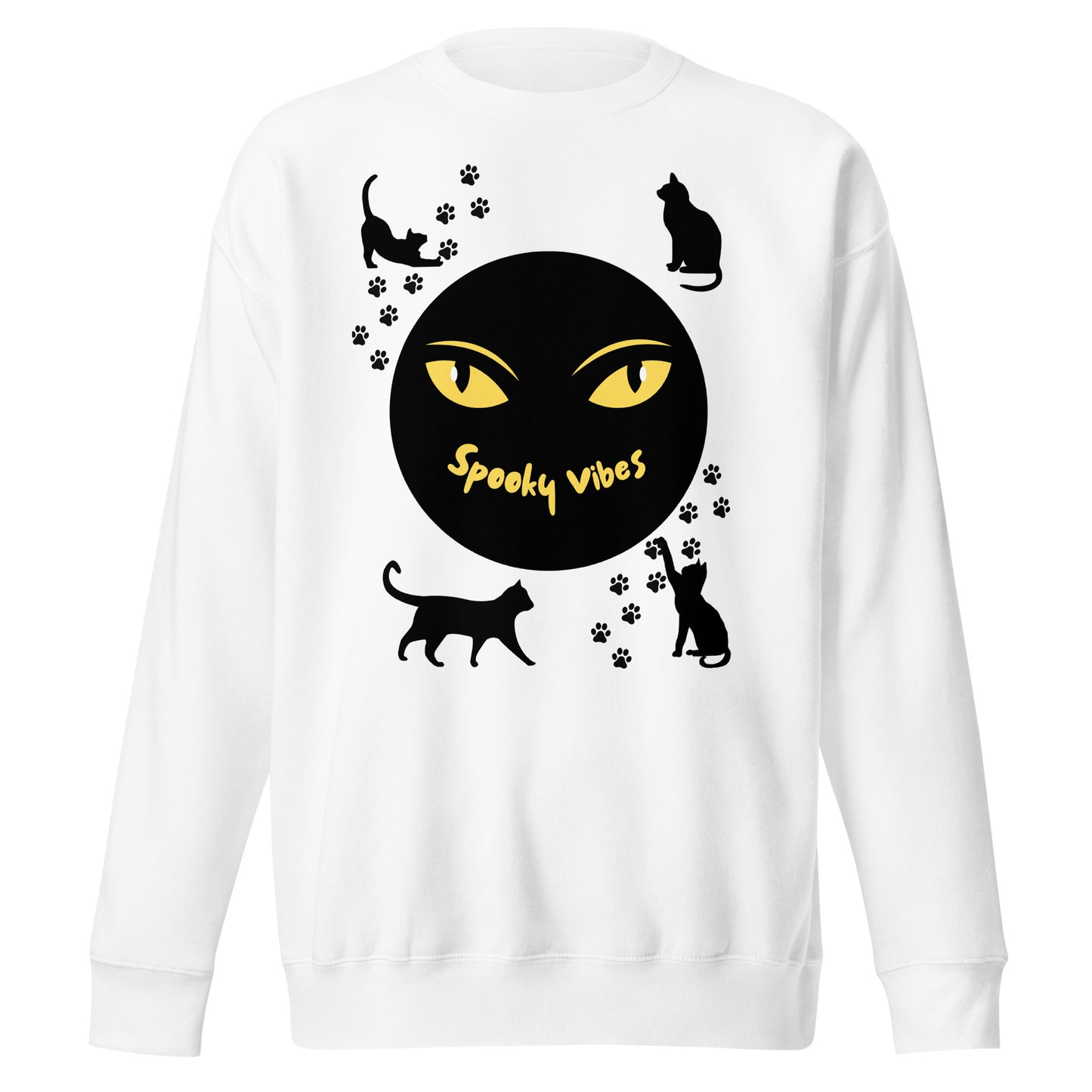 Black Cat Unisex Premium Sweatshirt