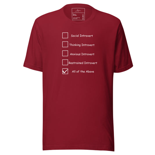 Social Introvert Unisex t-shirt