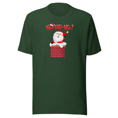 Chimney Santa Unisex t-shirt