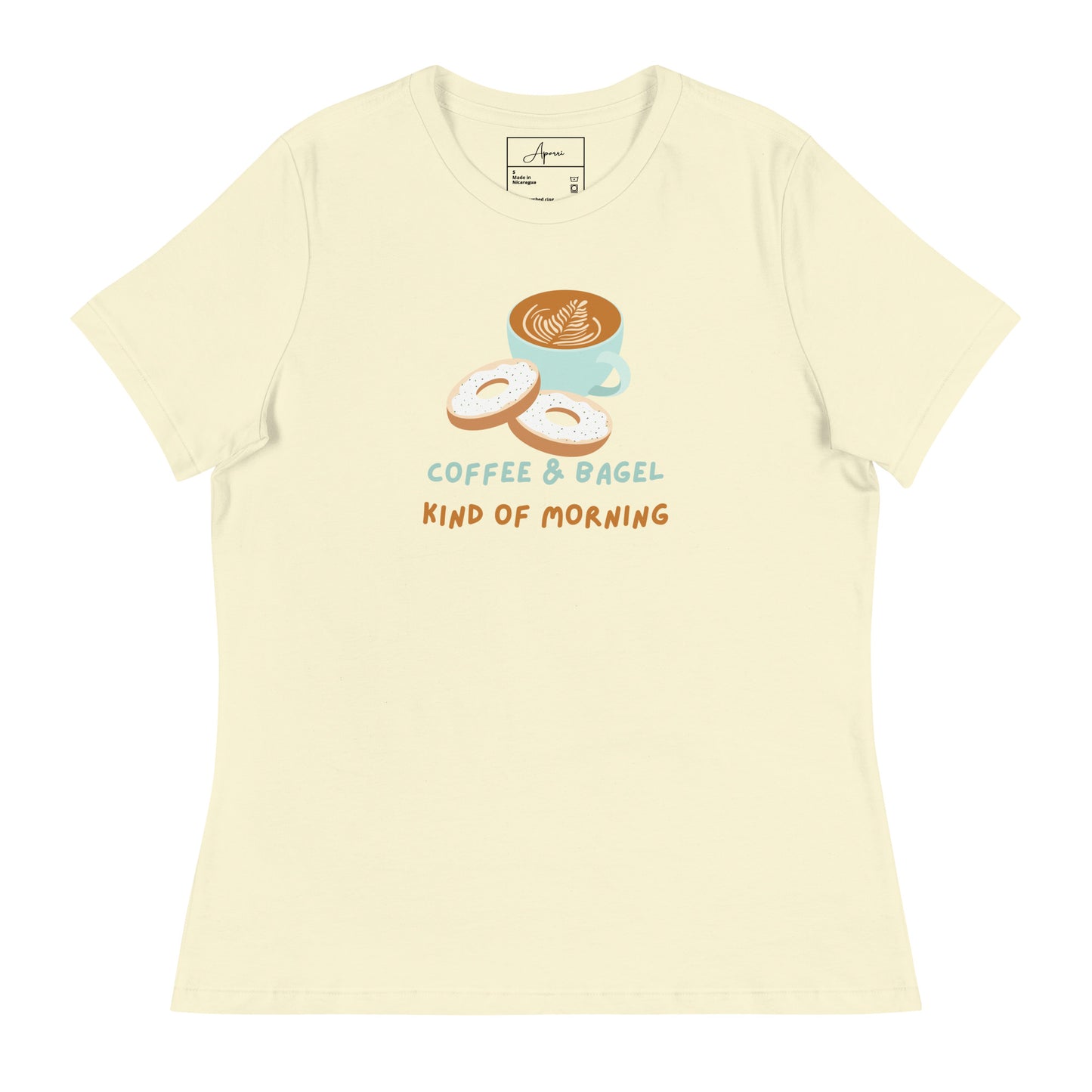 Coffee & Bagel Kind of Morning Women's Relaxed T-Shirt