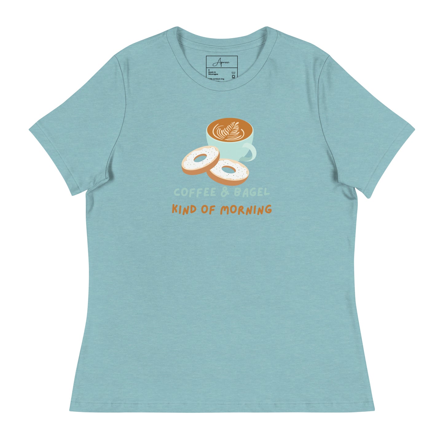 Coffee & Bagel Kind of Morning Women's Relaxed T-Shirt