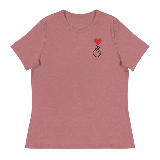 Heart Sign Women's Relaxed T-Shirt