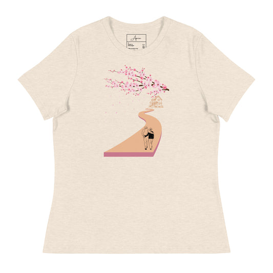 A Walk Under The Cherry Blossoms Women's Relaxed T-Shirt