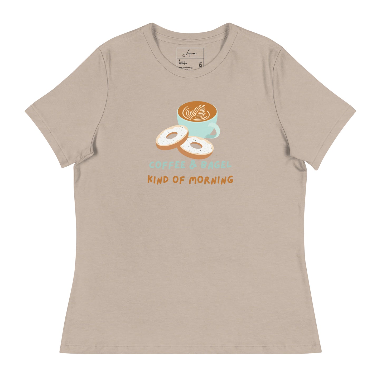 Coffee & Bagel Kind of Morning Women's Relaxed T-Shirt