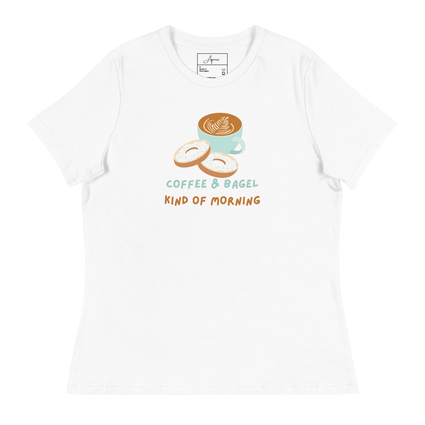 Coffee & Bagel Kind of Morning Women's Relaxed T-Shirt